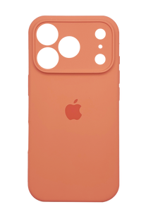 Силіконовий чохол Full Cover для iPhone 17 Pro carrot (58) Full Camera