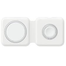 Бездротовий зарядний пристрi wireless Charder with Magsafe 2in1 for Apple (AAA) (box) white