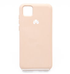 Силиконовый чехол Full Cover для Huawei Y5p 2020 pink sand