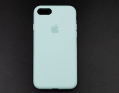 Силиконовый чехол Full Cover для iPhone 7/8 mint(demin blue)