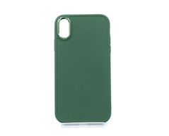 TPU чохол Bonbon Metal Style для iPhone XR army green