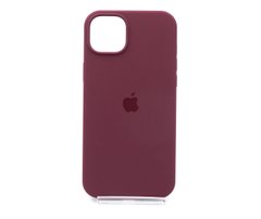 Силіконовий чохол Full Cover для iPhone 15 Plus plum