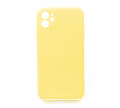 Силіконовий чохол Full Cover для iPhone 11 yellow без logo