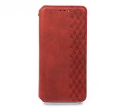Чохол-книжка шкіра для Samsung A12/M12 red Getman Cubic PU