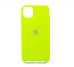 Силіконовий чохол Full Cover для iPhone 11 Pro Max lime green