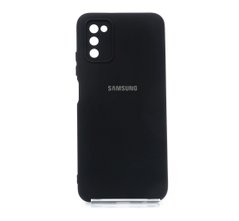 Силиконовый чехол Full Cover для Samsung A03S black My Color Full Camera