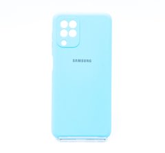 Силіконовий чохол Full Cover для Samsung A22 4G/M32 4G blue Full Camera