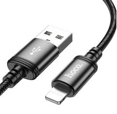 USB кабель Hoco X91 Radiance charging data cable for Lightning 2.4A/3m black