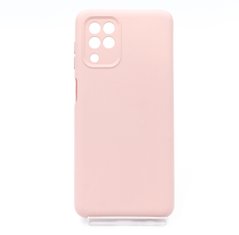 Силіконовий чохол Full Cover для Samsung A22 4G/M32 4G pink sand Full Camera без logo