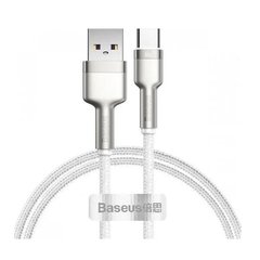 USB кабель Baseus Cafule Metal Type-C 66W 1m white