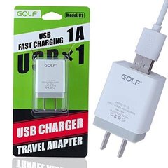 Сетевое зарядное устройство адаптер Golf GF-U1 1USB