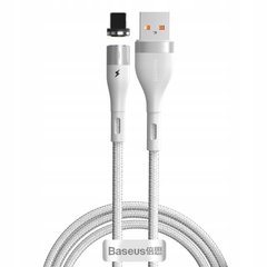 USB кабель Baseus Zink Magnetic Lightning 2.4A 1m CALXC-K02 white