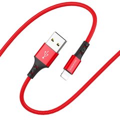 USB кабель Borofone BX20 Enjoy charging data Lightning FC 2A/1m red