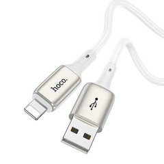 USB кабель Hoco X66 Lightning 2.4A 1m white