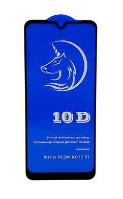 Захисне 10D скло Full Glue для Xiaomi Redmi Note 8T black SP