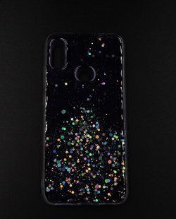 Силиконовый чехол WAVE Confetti для Xiaomi Redmi Note 7 (TPU) purple