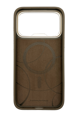 Чехол Kajsa Splendid Collection 3D Cube Pattern with MagSafe для iPhone 17 ProMax desert gold O-Ring