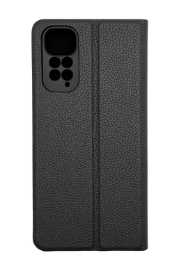 Чохол книжка FIBRA (рельєф) для Xiaomi Redmi Note 11/11S black Full Camera