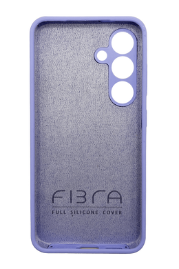 Силиконовый чехол Fibra для Samsung S24 light purple Full Camera