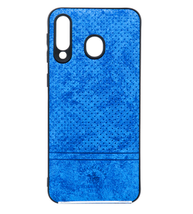 Накладка Santa Barbara velvet для Samsung M30 blue