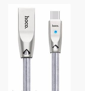 USB кабель Hoco U9 IPhone silver 2м