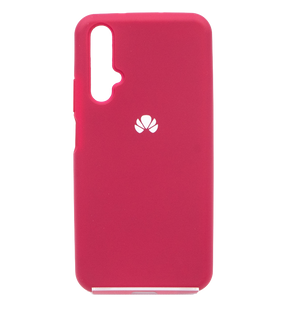 Силиконовый чехол Full Cover для Huawei Nova 5T pink sand