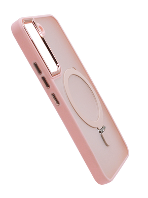 Чохол Matte Ring-MagSafe для Samsung S21 FE pink