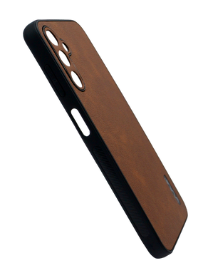 Чехол WAVE Leather для Samsung M14 dark brown Full Camera
