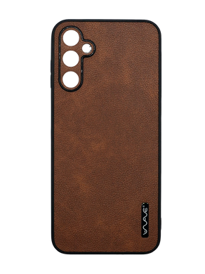 Чехол WAVE Leather для Samsung M14 dark brown Full Camera