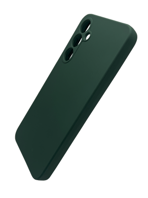 Силіконовий чохол Full Cover для Samsung A55 dark green Full Camera без logo