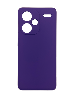 Силіконовий чохол Full Cover для Xiaomi Redmi Note 13 Pro+ violet Full Camera без logo