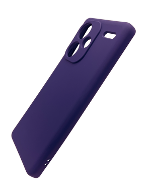 Силіконовий чохол Full Cover для Xiaomi Redmi Note 13 Pro+ violet Full Camera без logo