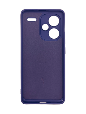 Силиконовый чехол Full Cover для Xiaomi Redmi Note 13 Pro+ violet Full Camera без logo