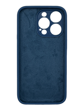 Силіконовий чохол Full Cover для iPhone 15 Pro Max deep navy Full Camera
