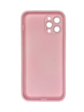 Чохол TPU+Glass sapphire matte case для iPhone 12 Pro chanel pink