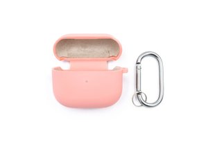 Чехол for AirPods 3 силиконовый pink с микрофиброй