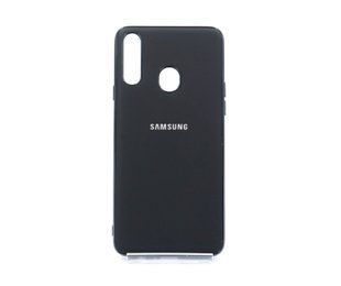 Силиконовый чехол MATTE (TPU) для Samsung A20s/A207 black