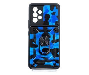 Чохол Camshield Serge Ring for Magnet Camo для Samsung A53 5G army blue протиударний