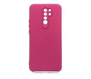Силіконовий чохол Full Cover для Xiaomi Redmi 9 marsala без logo Full Camera