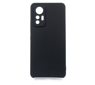 Силіконовий чохол Black Matt для Xiaomi Mi 12 Lite 0.5mm black Full Camera