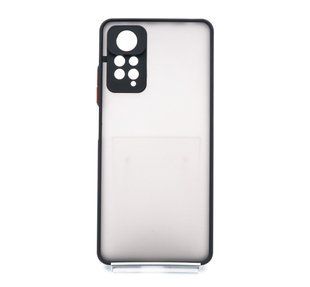Чохол 2 в 1 Matte Color для Xiaomi Redmi Note 11 Pro black Full Camera