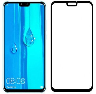 Защитное стекло Full Glue для Huawei Y9 -2018 f/s black