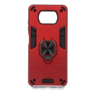 Чохол SP Transformer Ring for Magnet для Xiaomi Poco X3 red протиударний