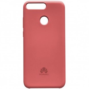 Силиконовый чехол Silicone Cover для Huawei Y7 Prime 2018 barble pink