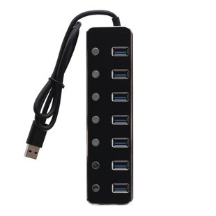 USB HUB 7 port black