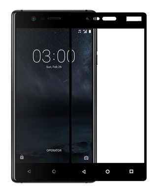Захисне скло Full Coverage для Nokia 8 black