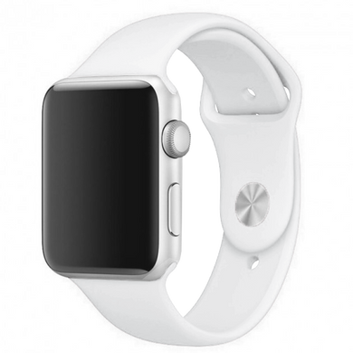 Силіконовий ремінець для Apple Watch Sport Band 38-40mm (S/M & M/L) 3pcs white