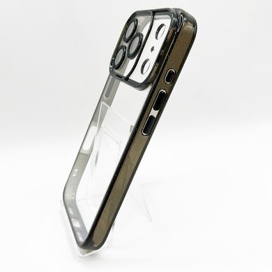 Чохол Fibra Bling Side edge для iPhone 17 Pro Max clear black Full Camera