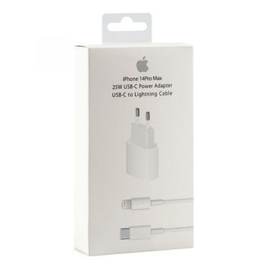 Сетевое зарядное устройство Apple iPhone 14 Pro Max PD 20W Type-C to Lightning white