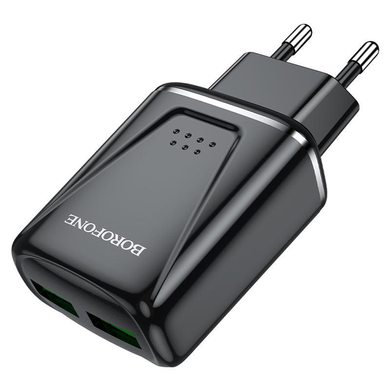 Сетевое зарядное устройство Borofone BA54A QC3.0 18W black